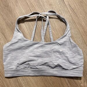 Lululemon Athletica Light Gray Sports Bra